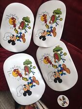 set de table vintage Disney Mickey Barbecue