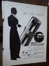 savon à barbe GIBBS + DUBONNET d'après CASSANDRE pub papier ILLUSTRATION 1934