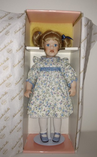 Porcelain handcrafted doll - porcelain,