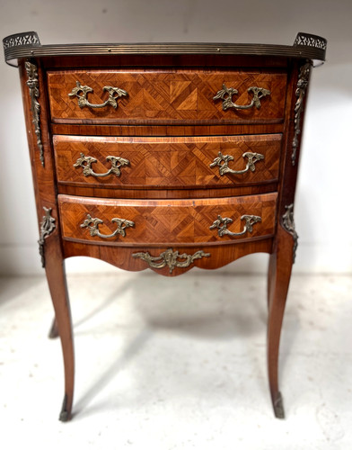 Commode demi lune style - de,
