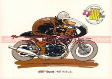 VINCENT 1000 Café Racer : Carte Postale Moto Joe Bar Team Postcard #0571