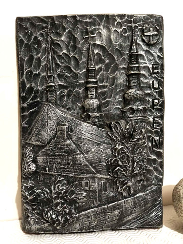Plaque murale ardoise - plaque, en
