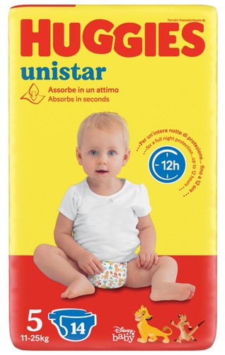 Huggies unistar kg 14 - 11-25, kg.