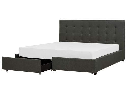 Lit double 180x200 tissu - lit, cm