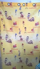  le manège enchanté double rideau enfant (aglaé et sidonie,pollux etc...) 