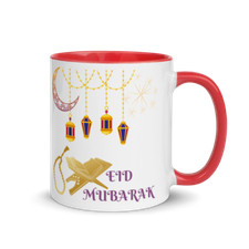 Eid mubarak mug - eid,