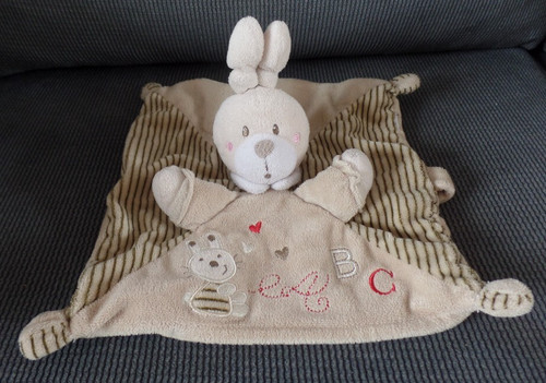 S23p doudou lapin - doudou, rayé