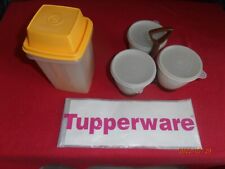 TUPPERWARE vintage Lot - 1 POT à Cornichons / Olives et Serviteur TRIO Pots  - 