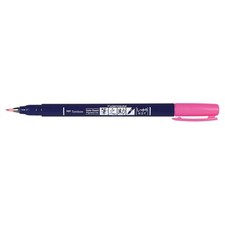 [WS-BH90] TOMBOW Feutre Dessin et Calligraphie Pointe Brush Fudenosuke néon rose