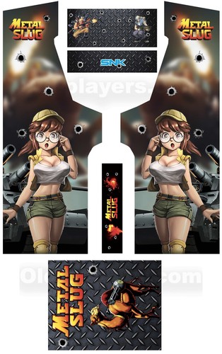 Stickers metal slug modèle - metal,