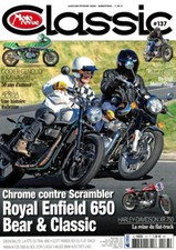 MOTO REVUE CLASSIC 137 CHROME CONTRE SCRAMBLER ROYAL ENFIELD 650 BEAR ET CLASSIC