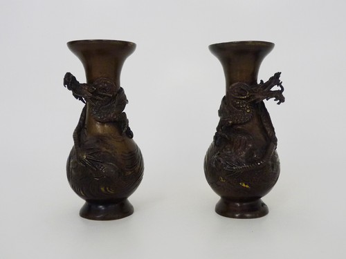 Paire vases japonais - vases,