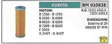 Filtre Gasole KUBOTA B1550 -