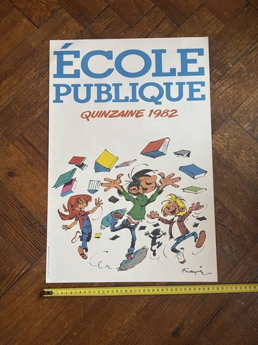 Affiche gaston lagaffe école - gaston,