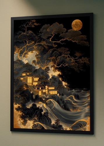 Affiche japonaise - 🌙,