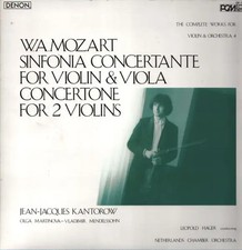 LP Mozart Sinfonia Concertante