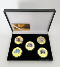 FROZEN Le Set De Pièces En Or D'Elsa, Anna, Kristoff, Olaf, Sven