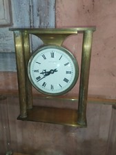 Pendule Mecanique à Colonne bronze laiton HOUR LAVIGNE Sonnerie