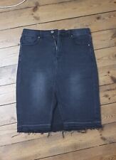 Jupe En Jean Fendue Shein M