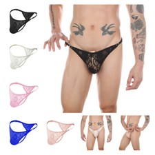 String Sexy En Dentelle Pour Homme Slip De Bikini Transparent String /
