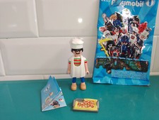 2107146 Playmobil figurine 5203 series 1 garçon pizza boulanger