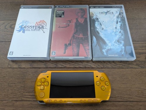 Console sony psp 3000 jaune - sony, psp-3000