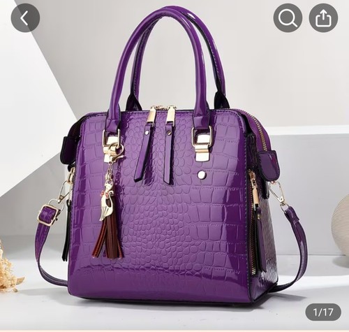 Sac main violet - à,