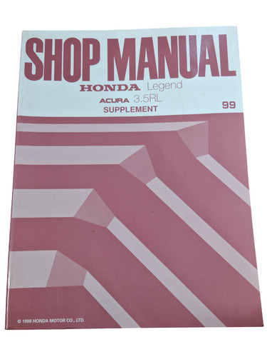 Manuel atelier honda legend - manuel,