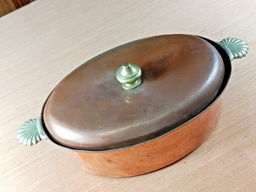 Petite daubiere cuivre - daubiere,