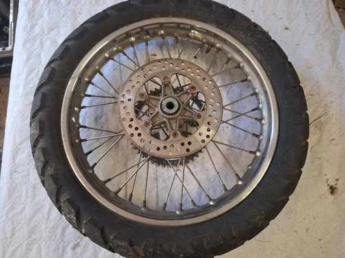 Jante roue arriere complete - roue,
