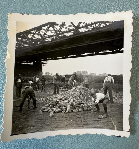 Photo originale ww2 pont - photo,