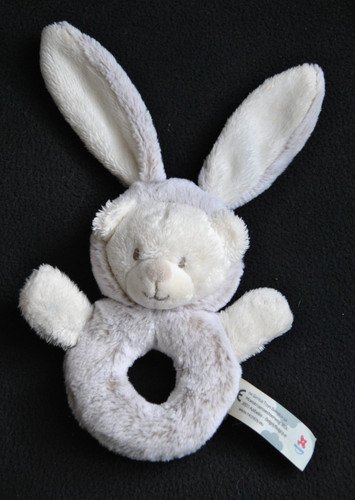 Peluche doudou ours blanc