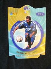 ZIDANE JUVENTUS TOP CHAMPIONS N° 1 Carte card FRANCE FOOT DS 1999-2000 panini