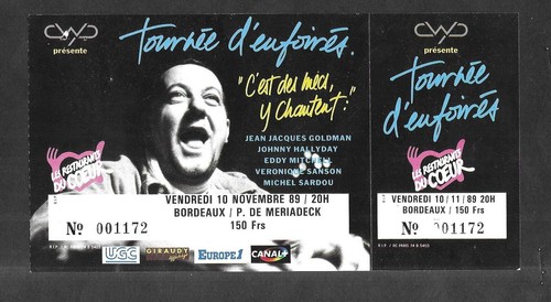 Rare ticket billet - /, concert