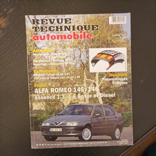 Revue technique alfa romeo 145 - alfa,