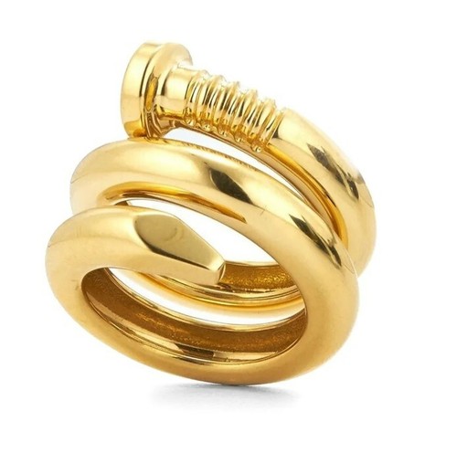 Bague clou jaune - en, 18
