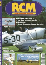 RCM N°207 PLAN "TILT" AVION DE SPORT ELEC. / T-33 A KYOSHO "SHOOTING STAR"