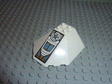 LEGO White Windscreen 6x6x2 Canopy Valve Sticker Ref 87606pb03 Set 70588 
