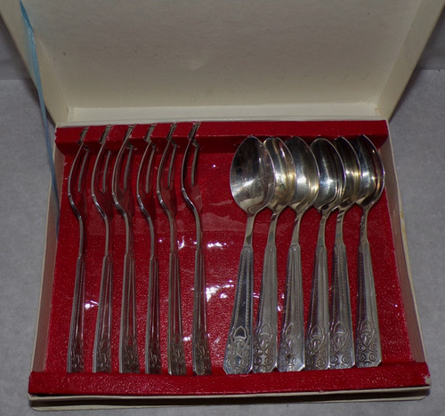 Coffret service dessert 12 - service, à