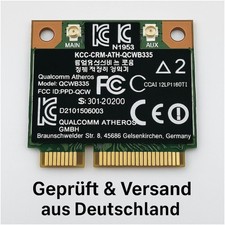 Qualcomm Atheros QCWB335 WLAN Carte Mini Pcie Wifi + Bluetooth Half Size #FF35