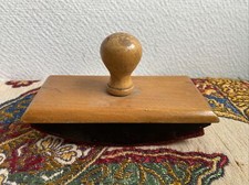 Ancien Tampon Bois A Buvard Encre Deco Bureau Vintage