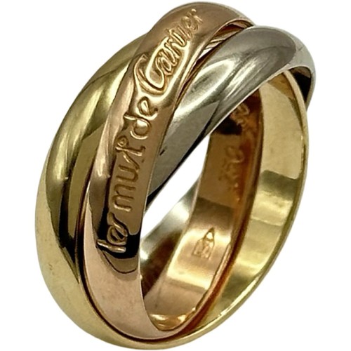Bague cartier trinity - cartier, or