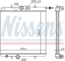 NISSENS 63708A Radiateur