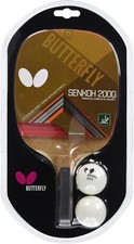 Raquette de tennis de table Butterfly Senkoh 2000 Penhold avec caoutchouc Japon