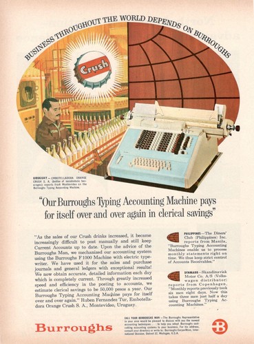 Burroughs machines comptables - burroughs,