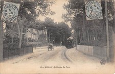 CPA 17 ROYAN / L'ENTREE DU PARC / TRAIN