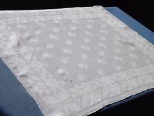 10 serviettes de table, damas de fil de lin, anciennes