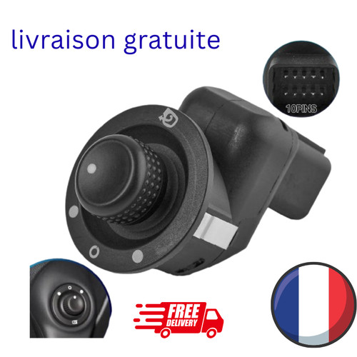 Bouton commande rétroviseur - bouton,