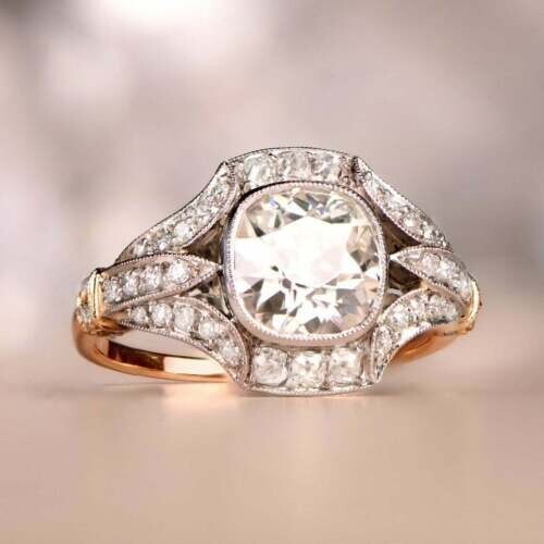 Bague fiançailles en - de,