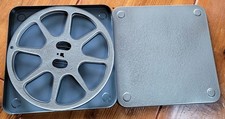 Bobine métallique de 250m pour films 16mm, avec boîte